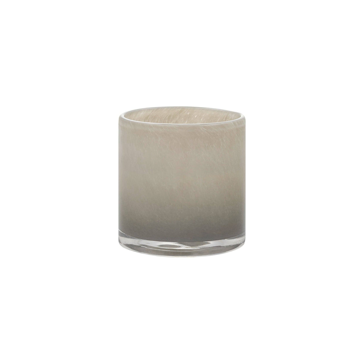 SAGA Handblown Colored Glass Hurricane Candle Holder