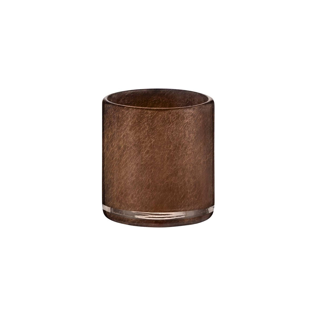 SAGA Handblown Colored Glass Hurricane Candle Holder