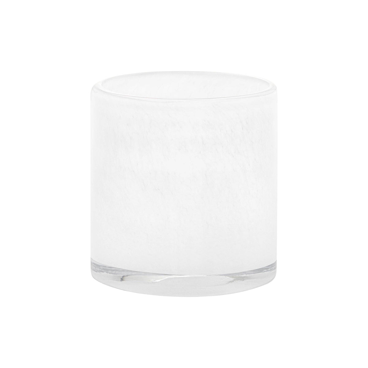 SAGA Handblown Colored Glass Hurricane Candle Holder