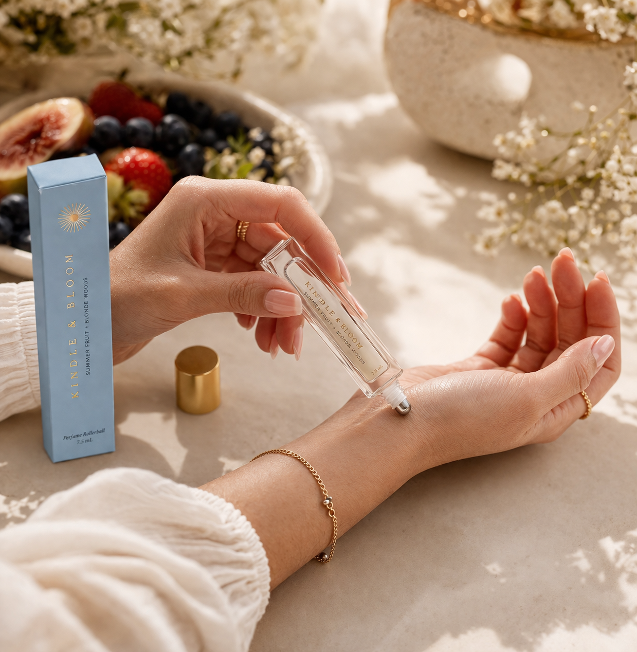 Summer Fruit + Blonde Woods Rollerball Perfume