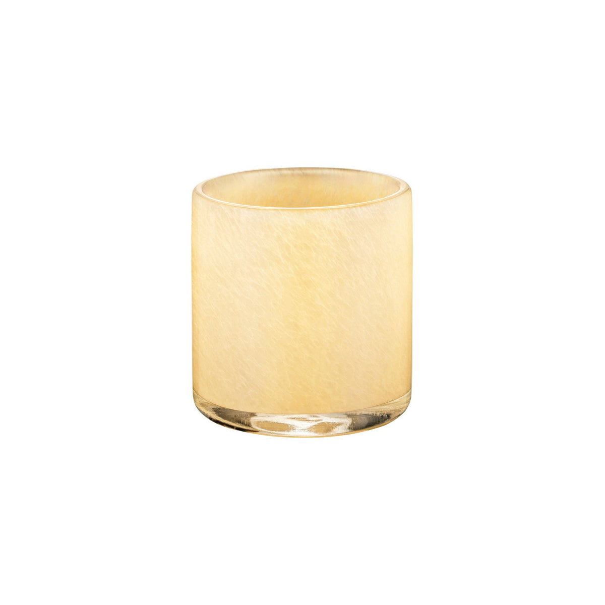 SAGA Handblown Colored Glass Hurricane Candle Holder