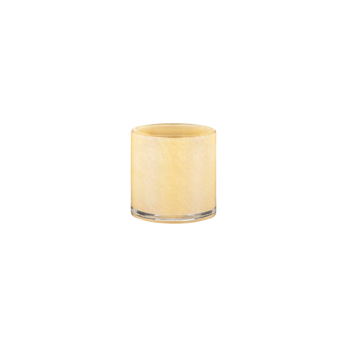SAGA Handblown Colored Glass Hurricane Candle Holder