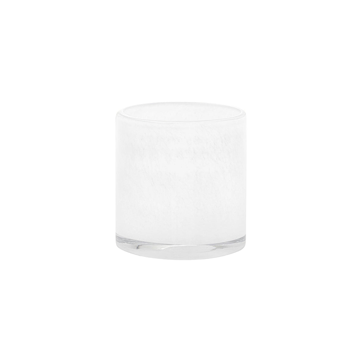 SAGA Handblown Colored Glass Hurricane Candle Holder
